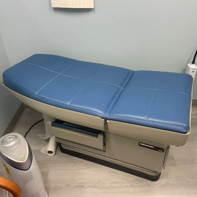 Dental chair upholstery repair after
