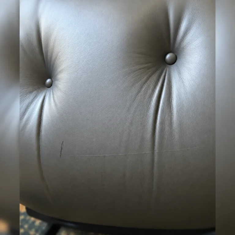 Eames Lounge Chair-Repair before