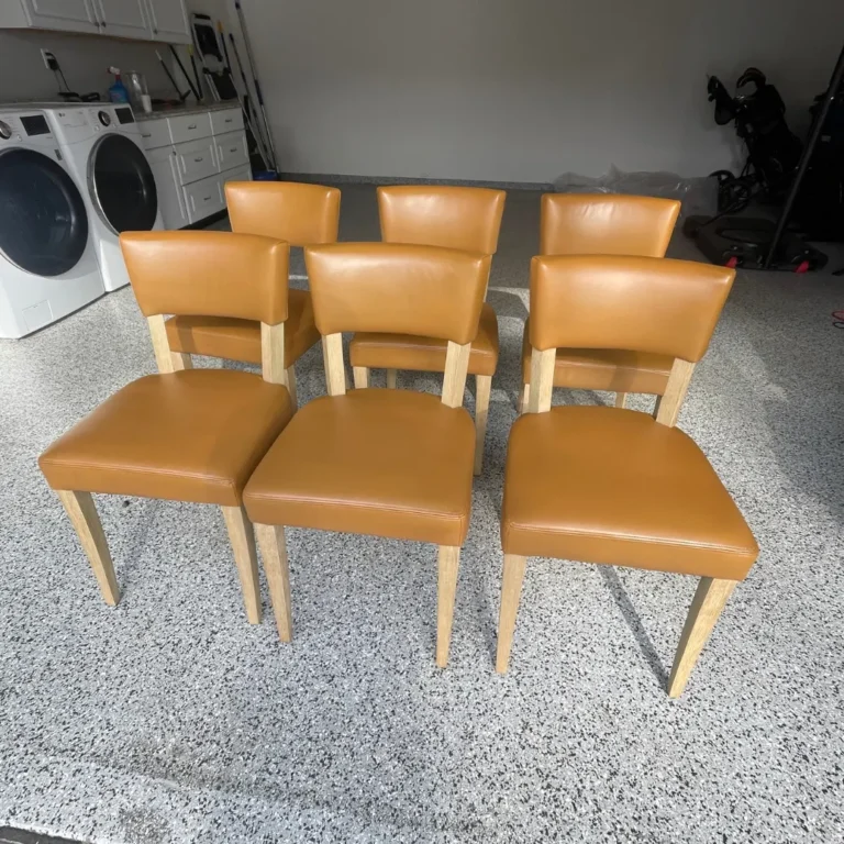Leather Chairs Recoloring After