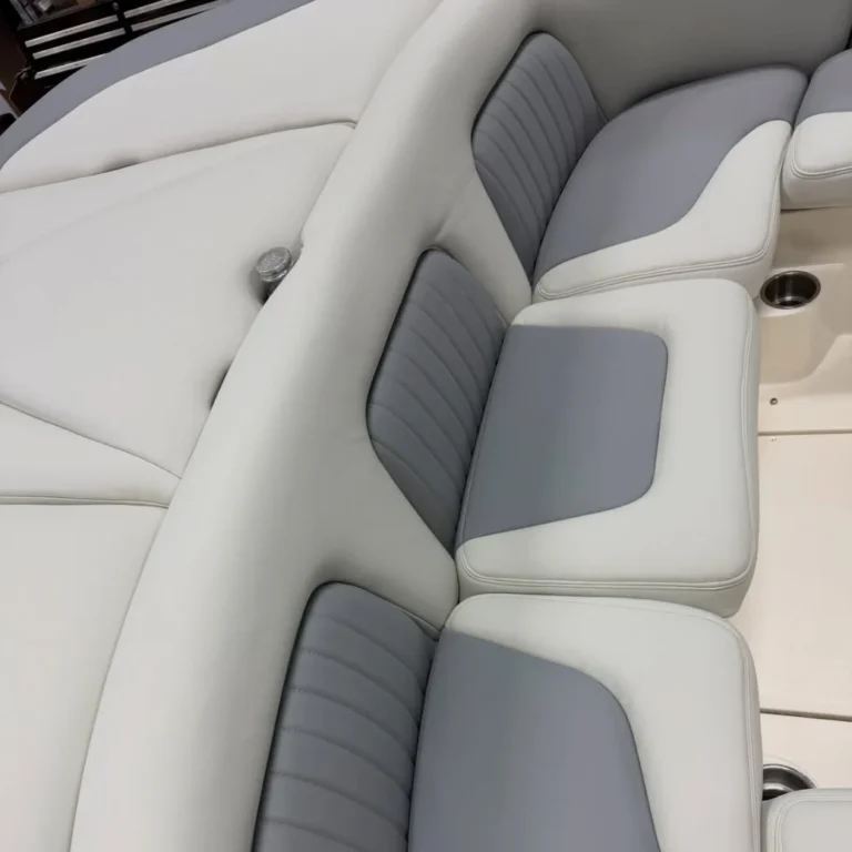 Yacht upholstery repair after